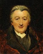 George Hayter Formerly thought to be portrait of William Wilberforce, portrait of an unknown sitter painting